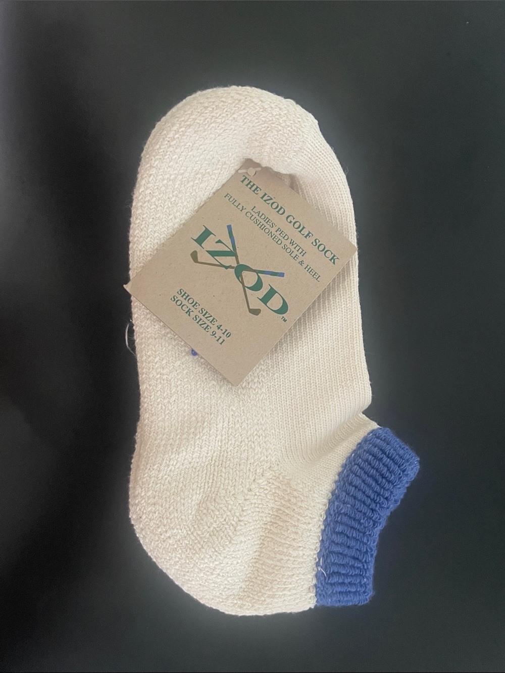 Izod Golf Sock Womens New vintage